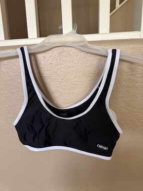 Chooks Black & White Sports Bralette